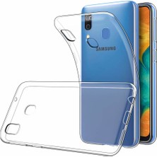 Microsonic Samsung Galaxy A20e Kılıf Transparent Soft Beyaz