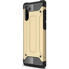 Microsonic Samsung Galaxy Note 10 Kılıf Rugged Armor Gold