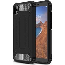 Microsonic Xiaomi Redmi 7A Kılıf Rugged Armor Siyah