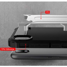 Microsonic Xiaomi Redmi 7A Kılıf Rugged Armor Siyah