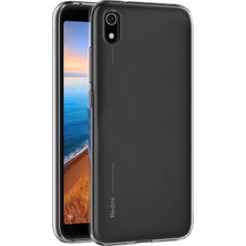 Microsonic Xiaomi Redmi 7A Kılıf Transparent Soft Beyaz