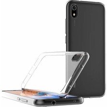 Microsonic Xiaomi Redmi 7A Kılıf Transparent Soft Beyaz