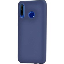 Case Street Huawei Honor 20 Lite Kılıf Premier Silikon Esnek Koruma + Nano Glass Lacivert
