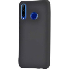 Case Street Huawei Honor 20 Lite Kılıf Premier Silikon Esnek Koruma + Nano Glass Siyah