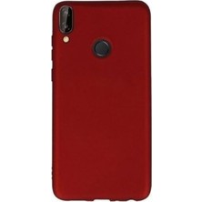 Case Street  A20e Kılıf Premier Silikon Esnek Koruma + Nano Glass Kırmızı