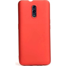 Case Street Oppo Reno Kılıf Premier Silikon Esnek Arka Koruma Kırmızı