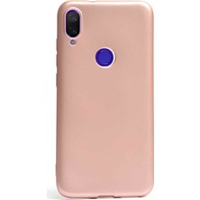 Case Street Xiaomi Mi Play Kılıf Premier Silikon Esnek Koruma + Nano Glass Bronz