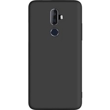 Gpack Alcatel 3V Kılıf Premier Silikon Esnek Koruma + Nano Glass Siyah