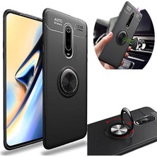 Case Street Xiaomi Redmi K20 Kılıf Ravel Yüzüklü Mıknatıslı Silikon Bronz