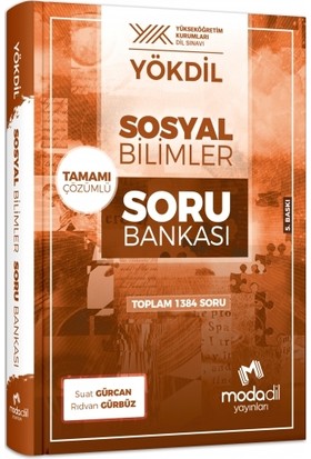 Modadil YÖKDİL Sosyal Bilimler Tamamı Çözümlü Soru Bankası - Suat Gürcan