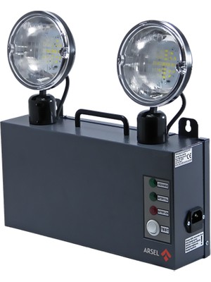 Arsel Versalite VSL214/1 LED Acil Aydınlatma Armatürü Kesintide 60 Dk Yanan 2X14 LED