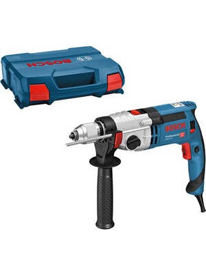 Bosch Professional GSB 24- 2 Darbeli Matkap 1100 W Güçlü Performans Mavi Renk Anahtarsız Mandren