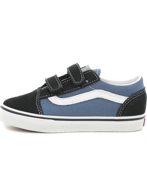 Vans Vn000D3Ynvy1 Old Skool V Bebek Spor Ayakkabi Mavi