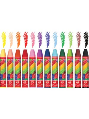 Faber-Castell Karton Kutu Pastel Boya 12 Renk