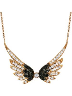 Altınsepeti Rose Gümüş Melek Kanatlı Kolye G781KL