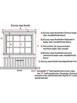 Wellstil %100 Pamuk Otantik Kırmızı Kanaviçeli Beyaz Buldan Perde