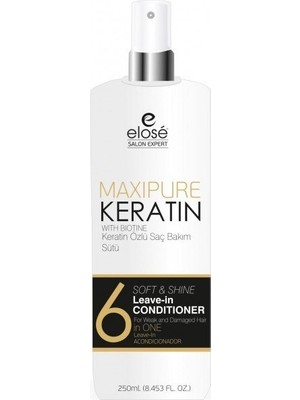 Elose Keratin Durulanmayan Saç Bakım Sütü 250 ml Zulümsüz Formül ile Güçlü Saçlar