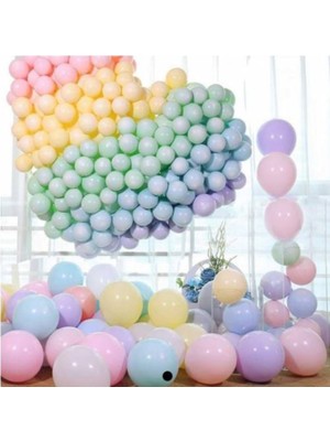 Balon Evi Makaron Pastel Soft Balon 100'Lü