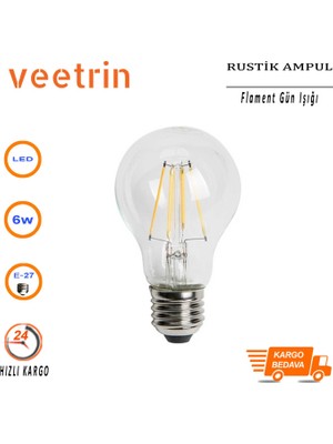 Cata Ct 4230 E27 4W Ledflament Rustik Ampul 3'lü Kutu