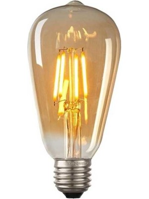 Cata CT-4284 6W E27 Amber Rustik LED Ampul 4'lü Paket