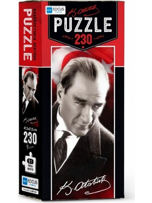 Blue Focus Başöğretmen Atatürk 230 Parça Puzzle