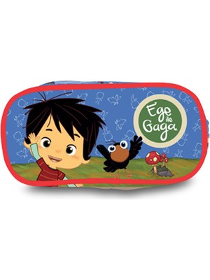 Adel Trt Ege Gaga Çift Gözlü Kalem Çantası (Kalemlik)