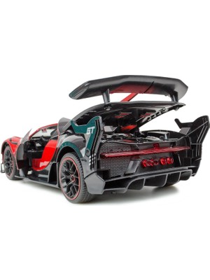 Erdem Oyuncak Cabrio Bugatti Chiron Uzak Kumandalı Araba, Şarjlı, ER-BG20