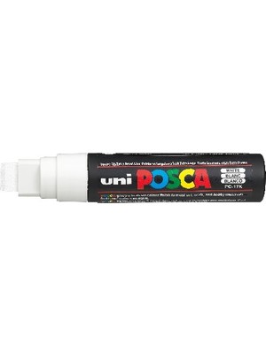 Uni Posca PC-17K Boyama Markörü 15 mm Kesik Uç Beyaz