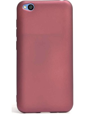 Gpack Xiaomi Redmi Go Kılıf Premier Silikon Esnek Koruma + Nano Glass Mürdüm