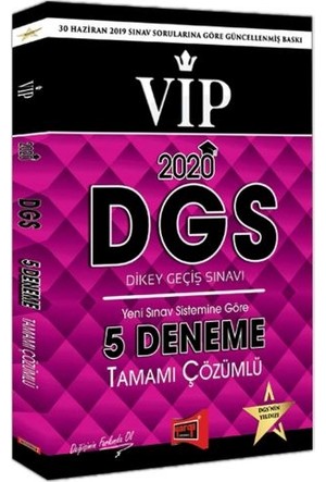 2019 Dgs Vip Sayisal Sozel Yetenek Soru Bankasi Yargi Yayinlari 9786052840511