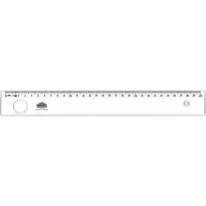 Cetvel Geniş Plastik Mercekli 30 Cm 00161