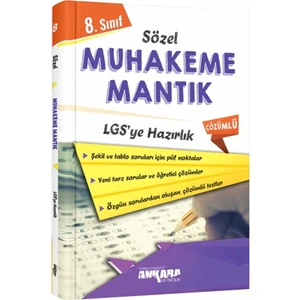 Ankara Yayıncılık LGS 8.Sınıf  Sözel Muhakeme Mantık