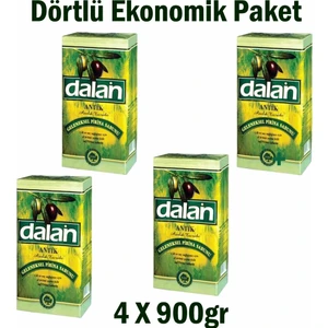 5'li Antik Pirina Zeytin Sarayı Doğal Zeytinyağlı Sabun 4'lü Paket 4 Adet x 900 gr / 3,6kg