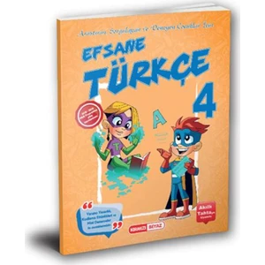 Kırmızı Beyaz Yayınlar Efsane Türkçe 4.Sınıf