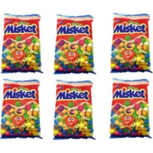 Otomat Sakızı 6 Paket 9 Gr. Top Sakız ( Büyük Boy )(Makine Misket Sakızı)