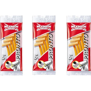 Wilkinson Sword Pronto - Tek Bıçaklı 5 Adet Kullan At Tıraş Bıçağı 3 Poşet