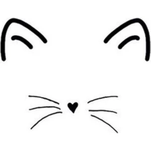 Areksan Kedi Silüeti Sticker 15 cm