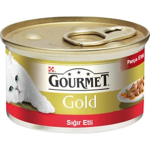 Gourmet Gold Parça Sığır Etli Konserve 85 g x 12 Adet