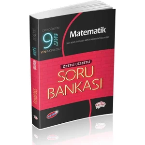 Editör Yayınları 9. Sınıf Matematik Özetli Lezzetli Soru Bankası