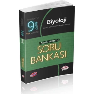 Editör Yayınları 9. Sınıf Biyoloji Özetli Lezzetli Soru Bankası