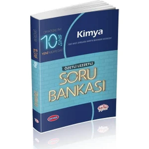 Editör Yayınları 10. Sınıf Kimya Özetli Lezzetli Soru Bankası