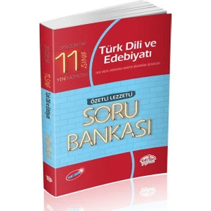 Editör Yayınları 11. Sınıf Türk Dili ve Edebiyatı Özetli Lezzetli Soru Bankası