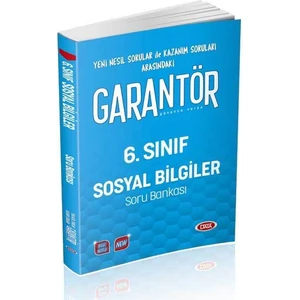 Data Yayınları 6. Sınıf Garantör Sosyal Bilgiler Soru Bankası