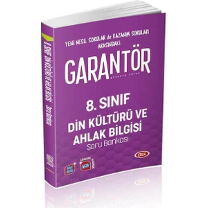 Data Yayınları 8. Sınıf Garantör Din Kültürü Ve Ahlak Bilgisi Soru Bankası
