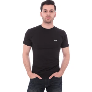 Vn0A3Czey281 Left Chest Logo Tee Erkek T-Shirt Siyah