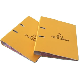 Öğretmen Özlük Dosyası 1 Ad Klasör + 8 Ad Karton Dosya