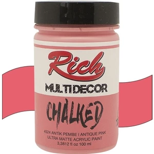Multi Decor Chalked Akrilik Boya 100 Ml. 4524 Antik Pembe