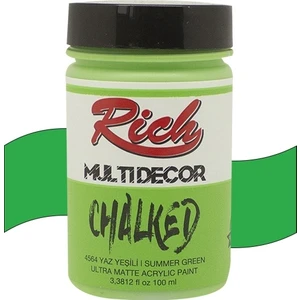 Multi Decor Chalked Akrilik Boya 100 Ml. 4564 Yaz Yeşili