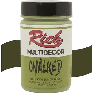 Multi Decor Chalked Akrilik Boya 100 Ml. 4568 Yağ Yeşili