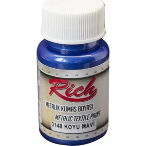 Metalik Kumaş Boyası 50 Cc. 3148 Koyu Mavi